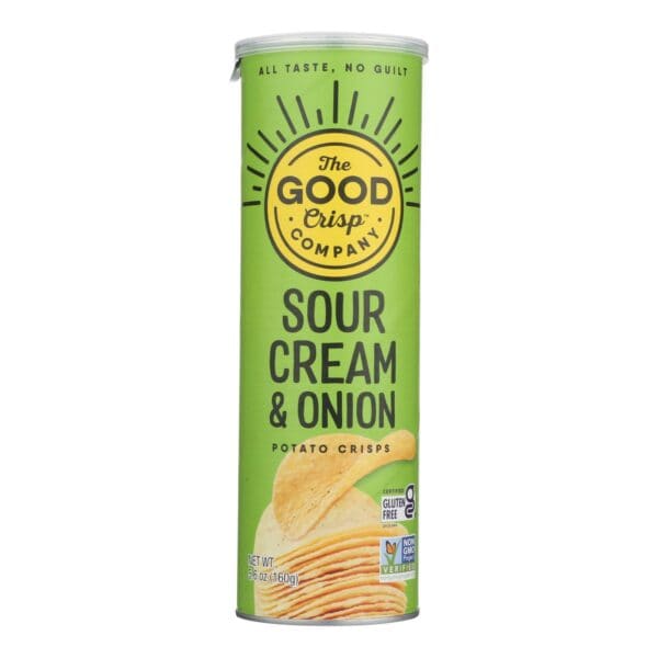The Good Crisp - Sour Cream and Onion - Case of 8 - 5.6 oz.