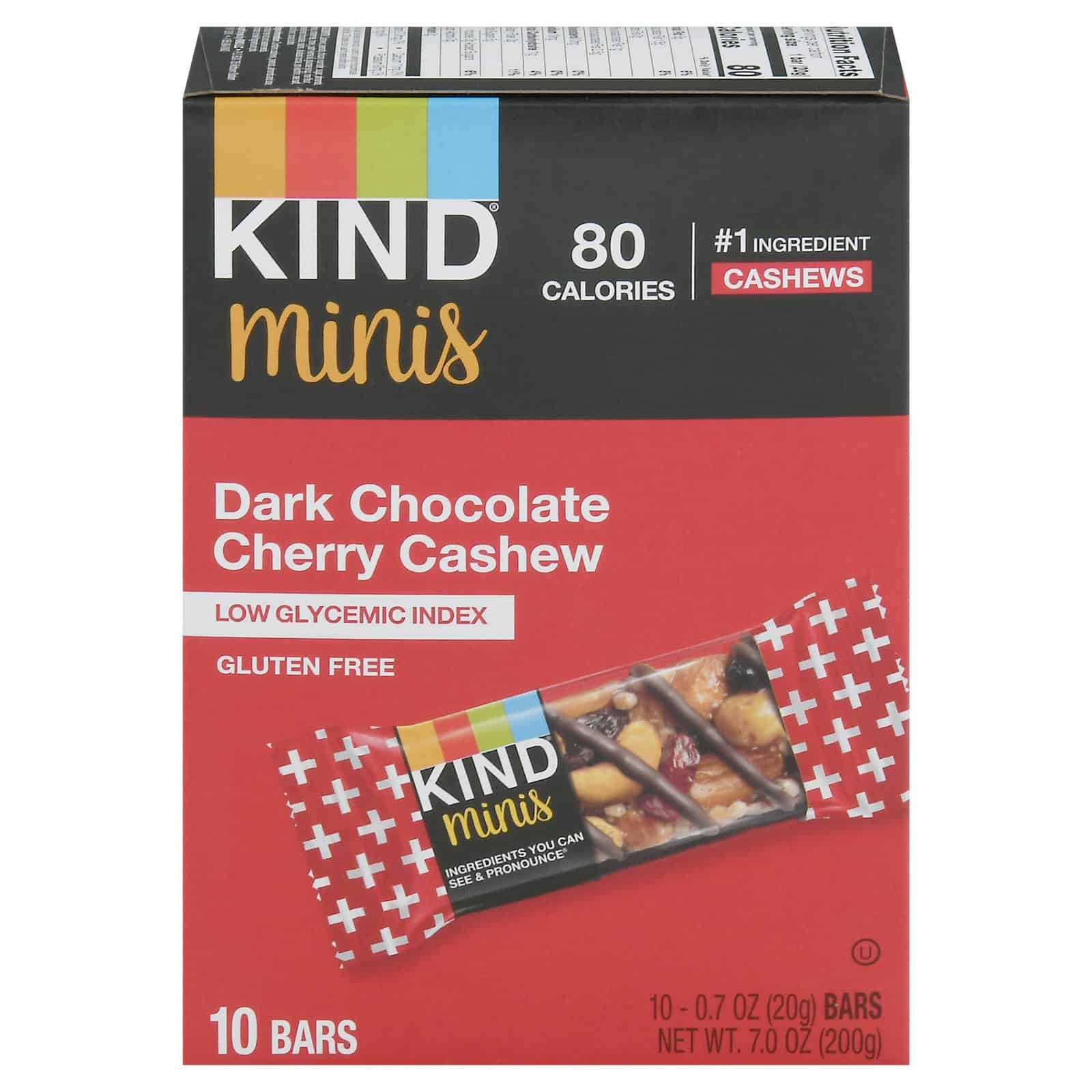 Kind - Bar Mini Dkchoc Chrycshw - Case of 8-10/.7 OZ