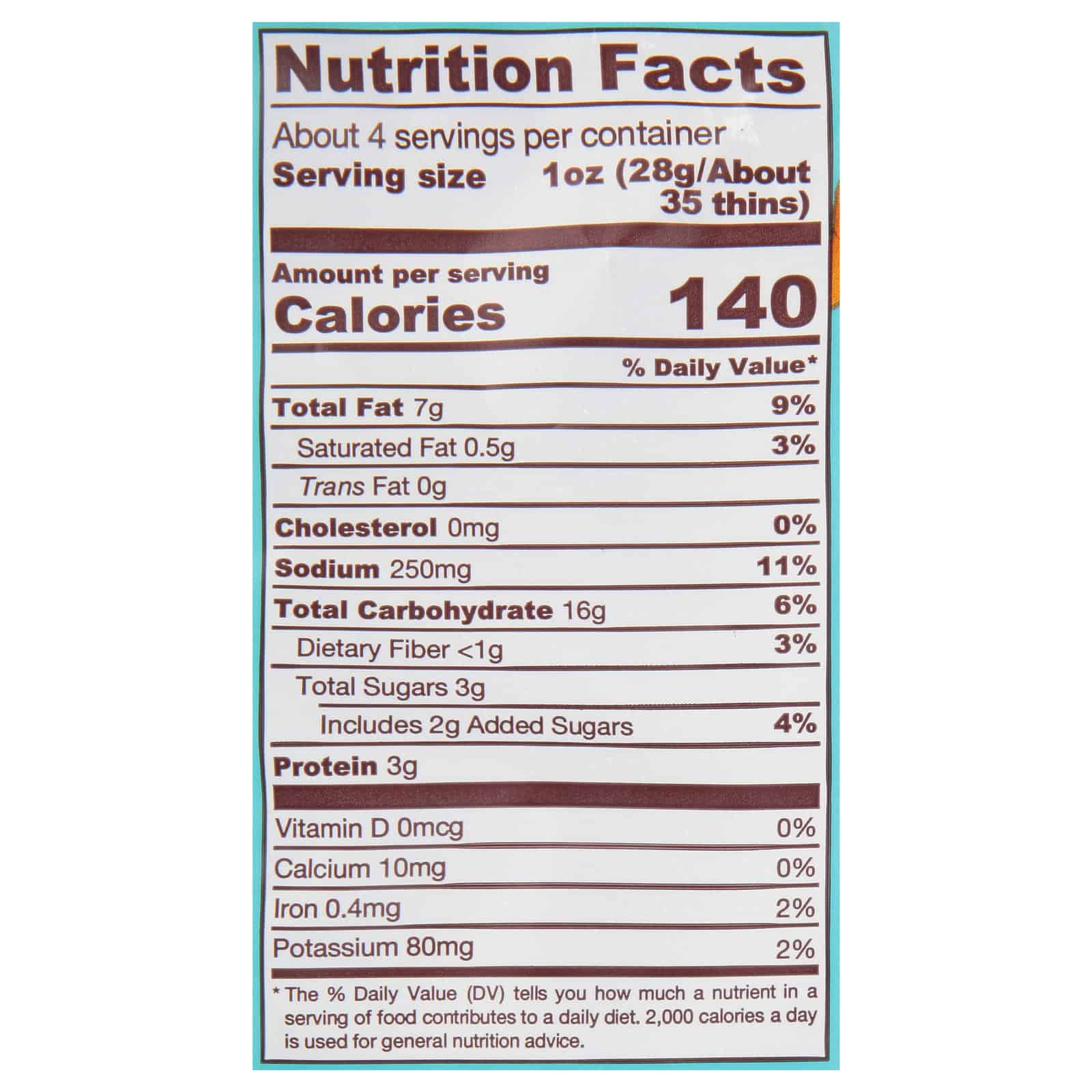 Biena Llc - Tasty Thins Hawaiian Bbq - Case of 12-4 OZ - Image 2