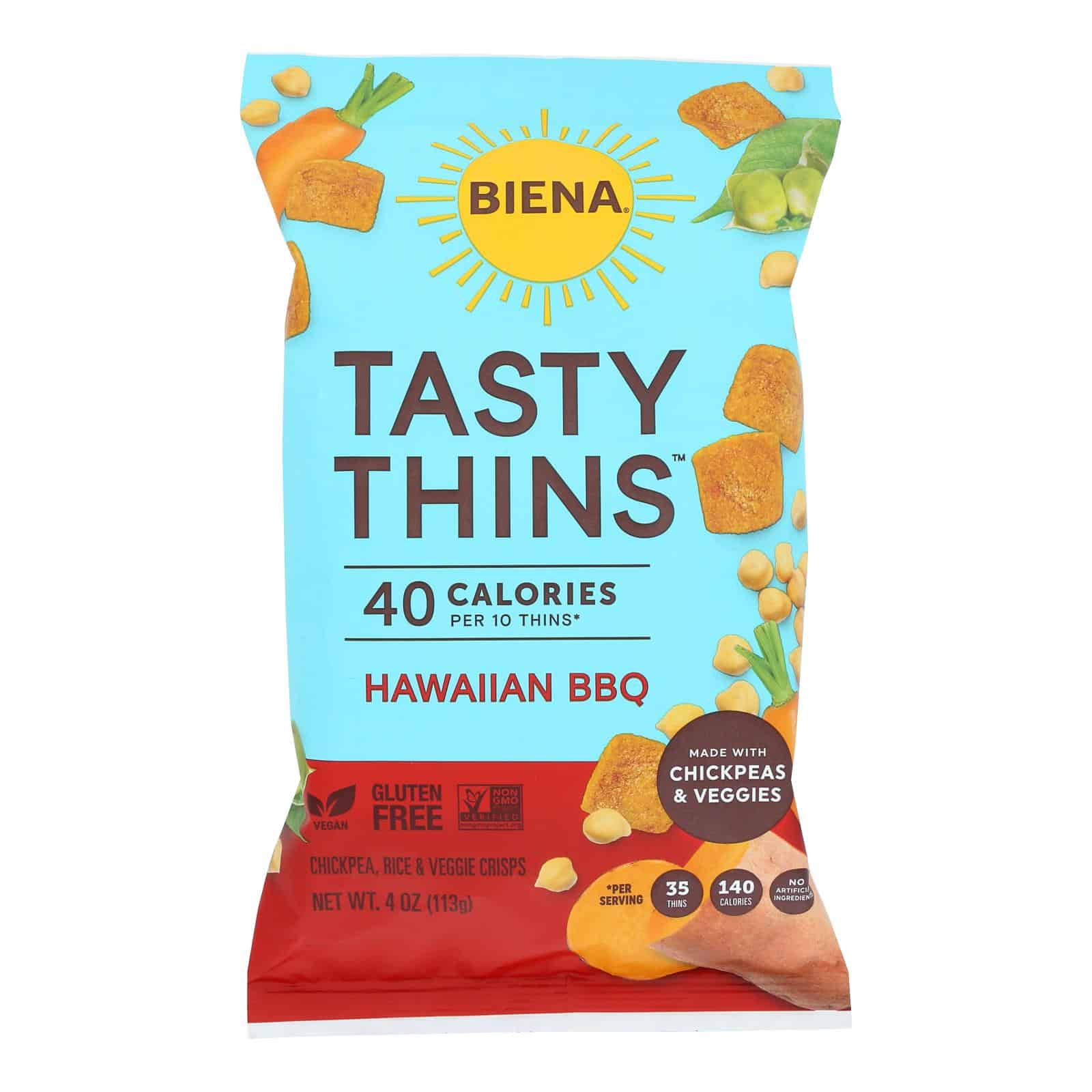 Biena Llc - Tasty Thins Hawaiian Bbq - Case of 12-4 OZ - Image 3