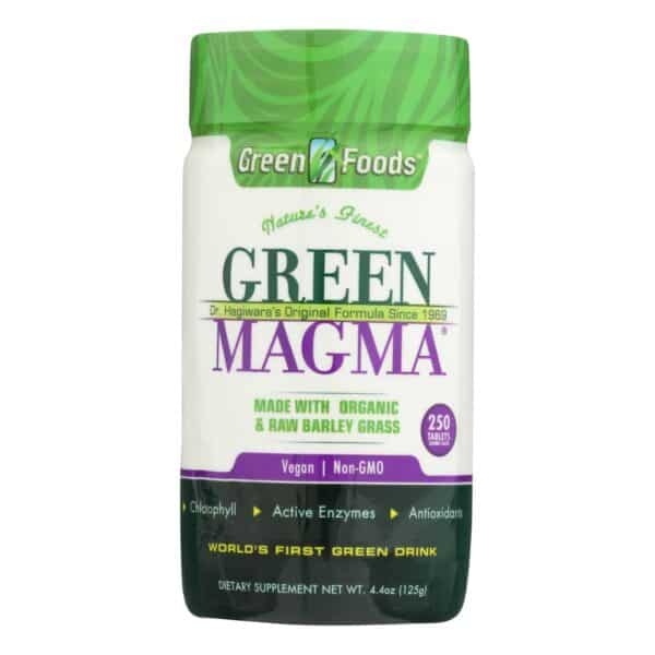 Green Foods Dr Hagiwara Green Magma Barley Grass Juice Powder - 250 Tablets - Image 2