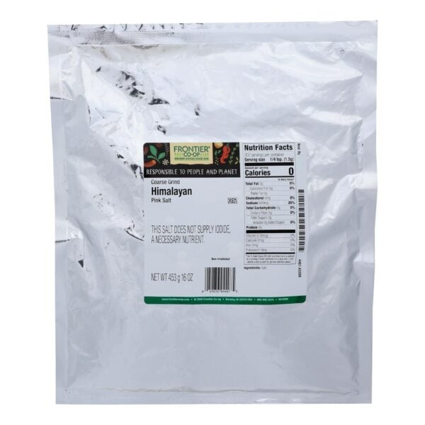 Frontier Herb Salt Himalayan Pink Coarse Grind - Single Bulk Item - 1LB - Image 3
