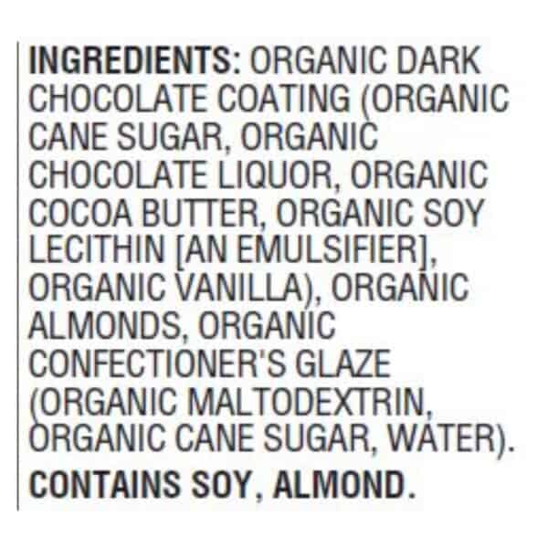 Woodstock Organic Dark Chocolate Almonds - Case of 8 - 6.5 OZ - Image 2