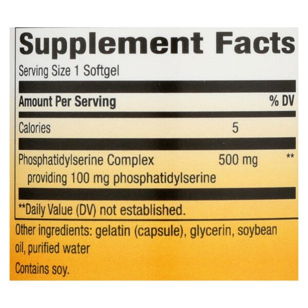 Nature's Way - Phosphatidylserine - 60 Softgels - Image 2