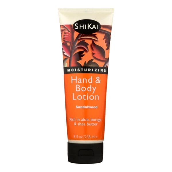 Shikai All Natural Hand And Body Lotion Sandlewood - 8 fl oz - Image 2