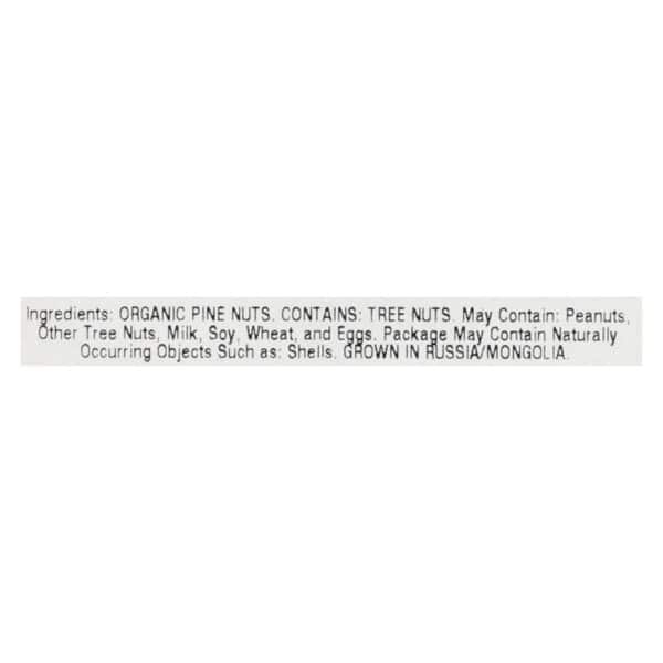 Aurora Natural Products - Organic Pine Nuts - Case of 12 - 4 oz. - Image 2