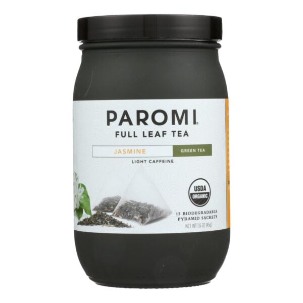 Paromi Tea Organic Paromi Jasmine Tea - Case of 6 - 15 count - Image 2