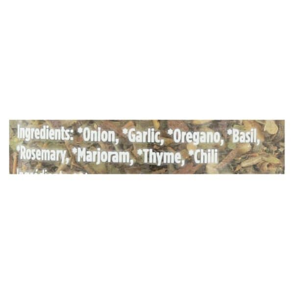 Spicely Organics - Organic Italian Seasoning - Case of 3 - 0.5 oz. - Image 2