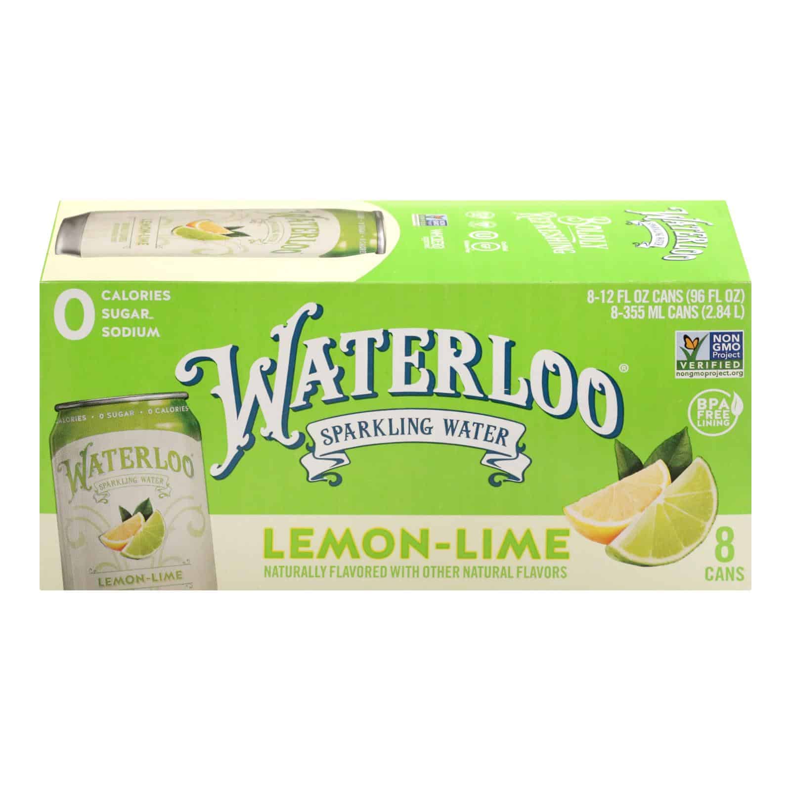 Waterloo - Sparkling Water Lime - Case of 3 - 8/12 FZ - Image 2