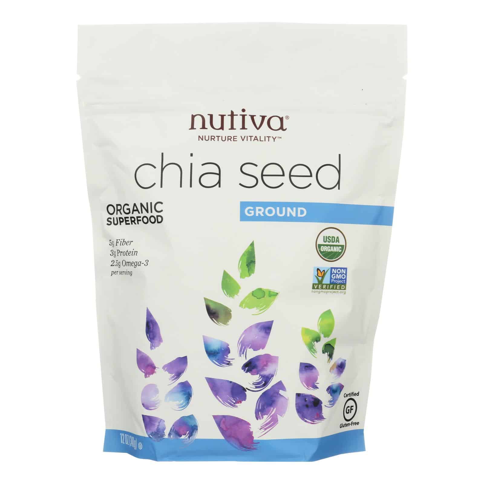 Nutiva Organic Milled Chia Seeds - 14 oz - Image 2