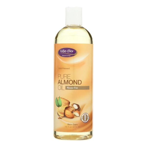 Life-Flo Pure Almond Oil - 16 fl oz - Image 2