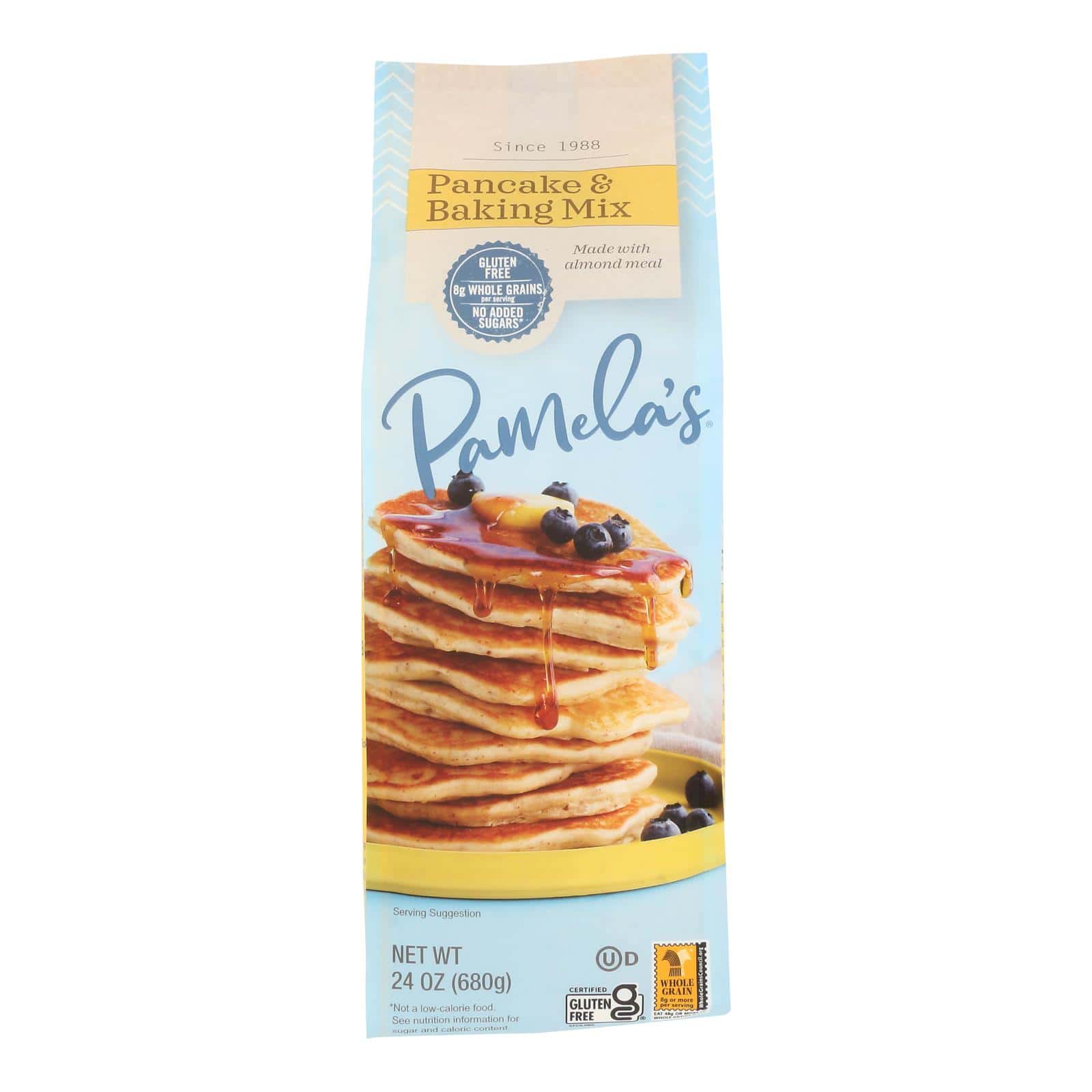 Pamela's Products - Baking and Pancake Mix - Wheat and Gluten Free - Case of 6 - 24 oz. - Image 2