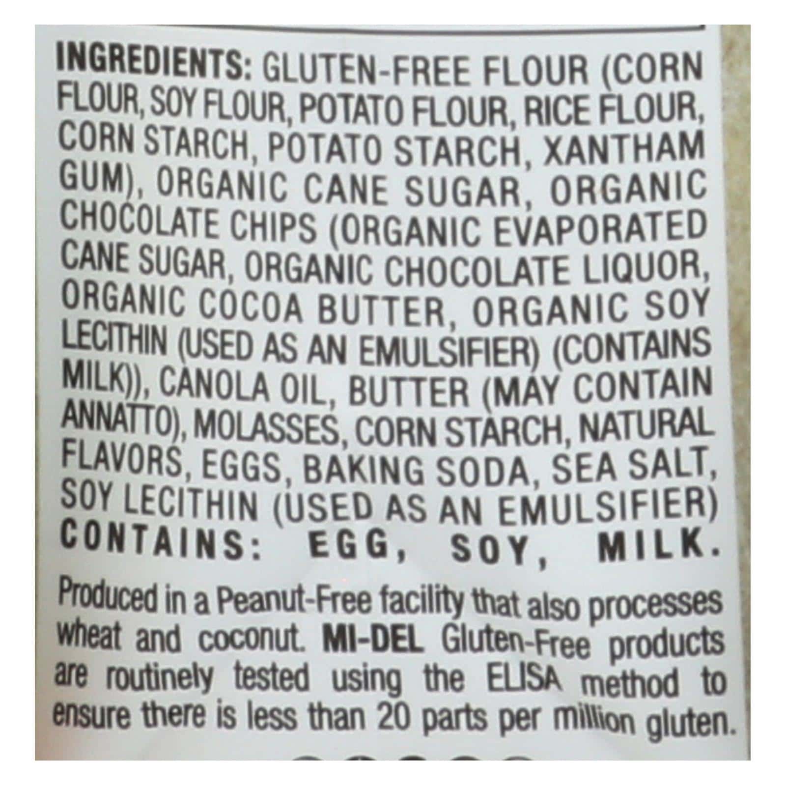 Mi-Del's Gluten-Free Chocolate Chip Crunchy Cookies - Case of 8 - 8 OZ - Image 3