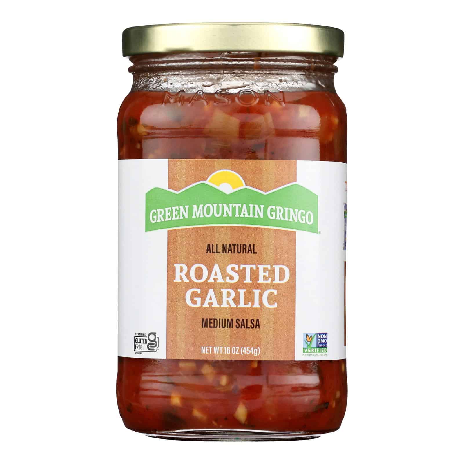 Green Mountain Gringo Medium Salsa - Garlic - Case of 12 - 16 oz. - Image 3