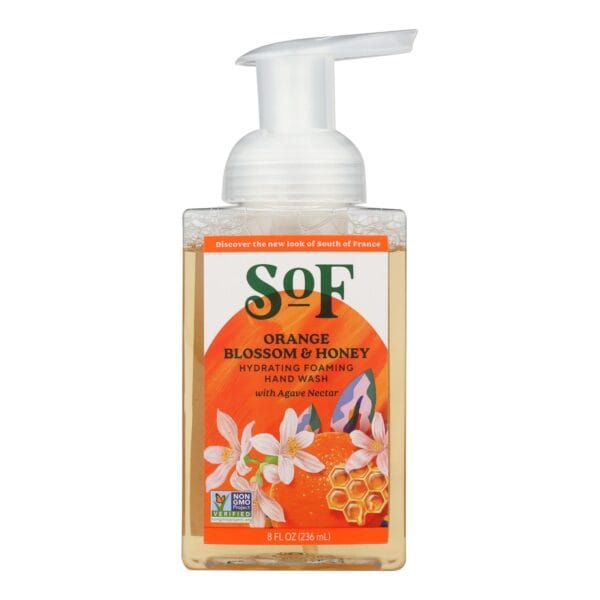 South Of France Hand Soap - Foaming - Orange Blossom Honey - 8 oz - 1 each - Image 2