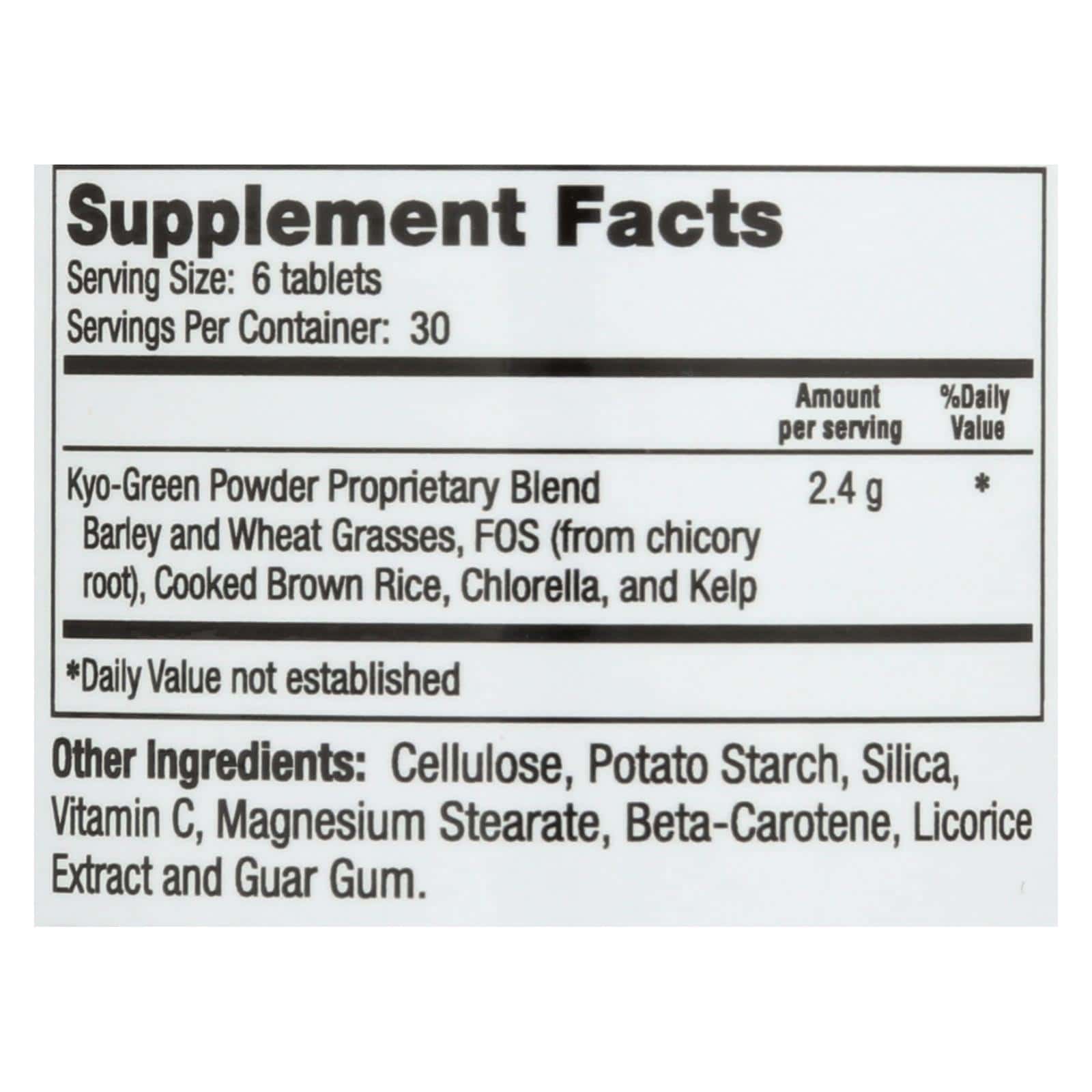 Kyolic - Kyo-Green Energy - 180 Tablets - Image 2