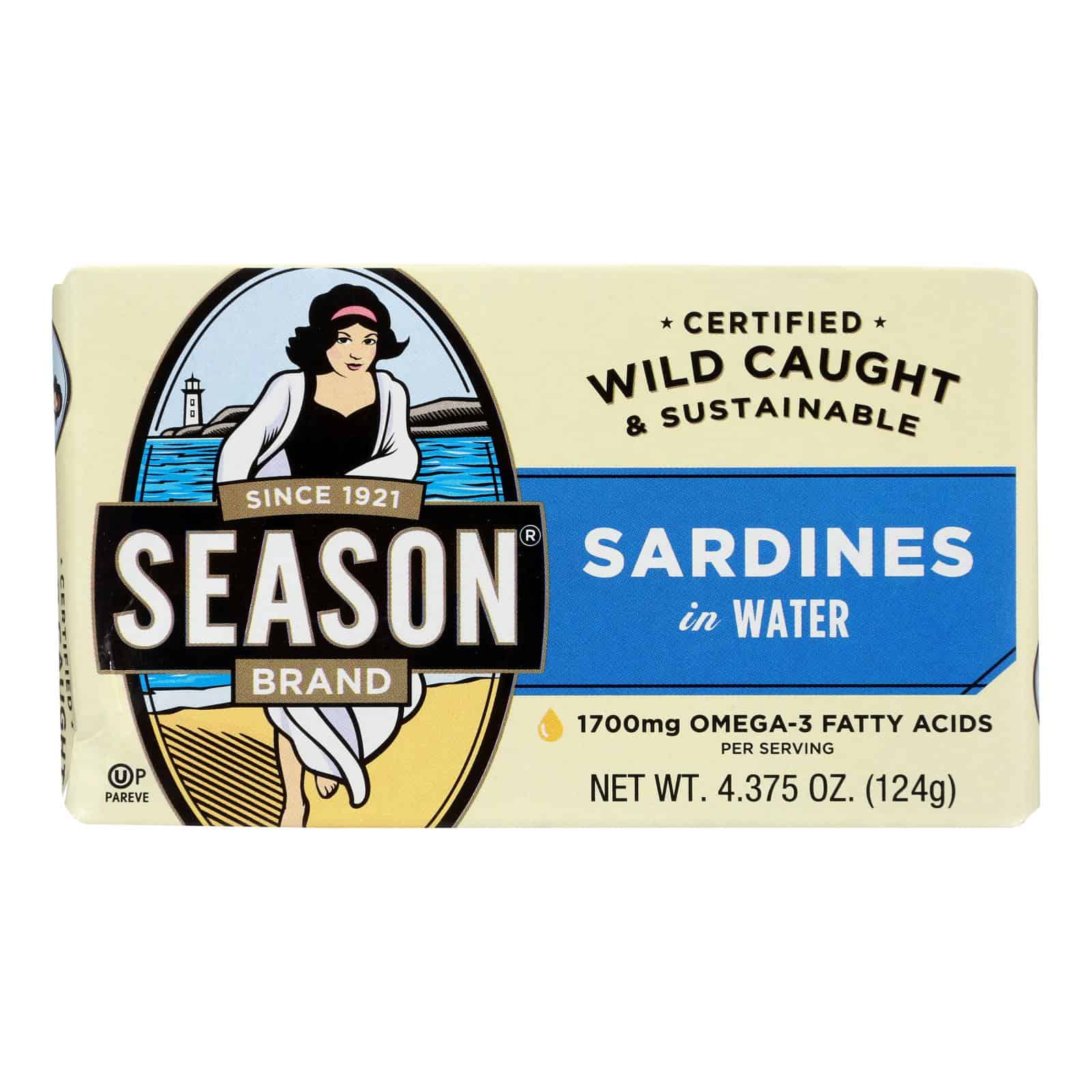 Season Sardines In Water - Case of 12 - 4.375 OZ - Image 3
