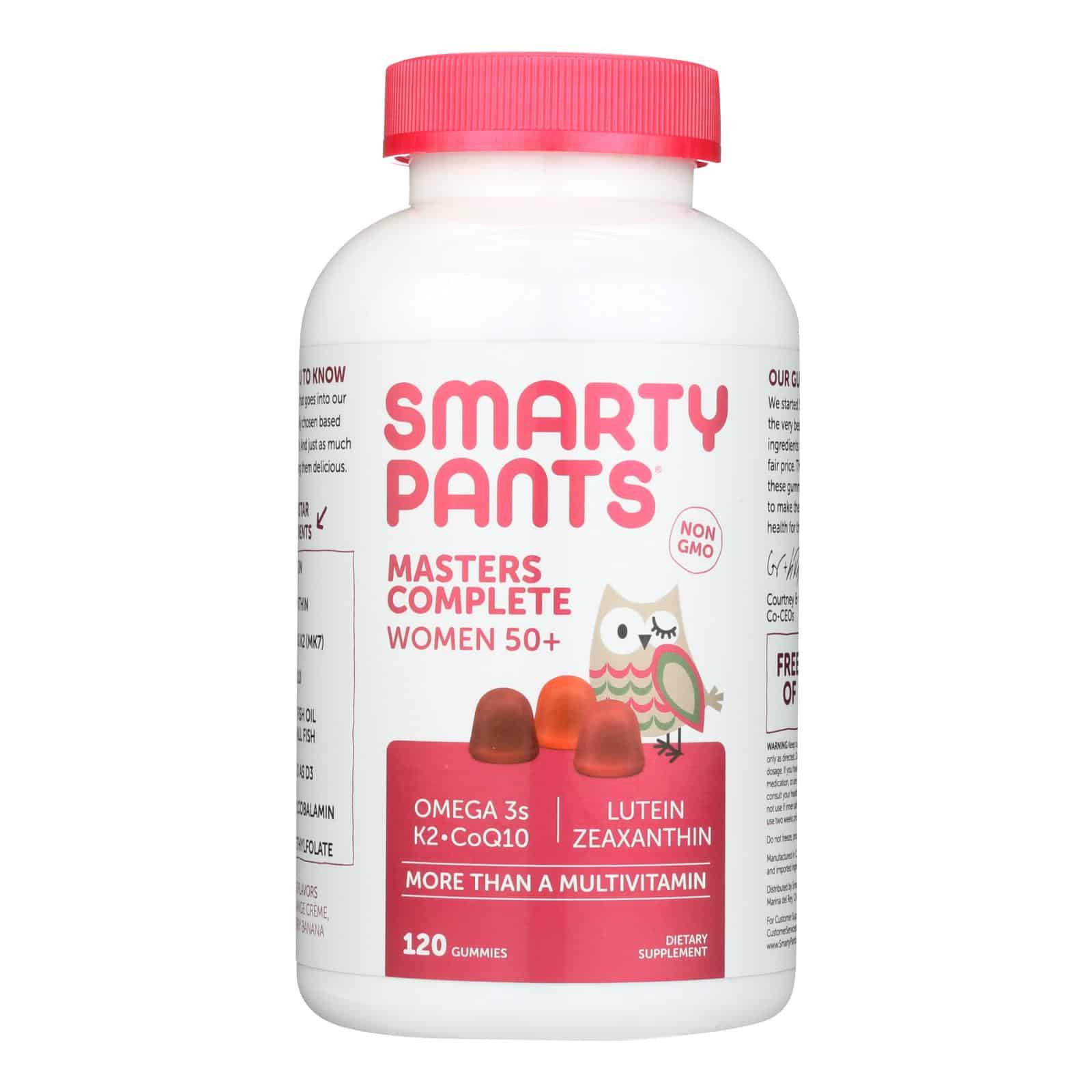 Smartypants Masters Complete Women 50+ Blueberry Orange Cr?me Strawberry Banana Gummies - 1 Each - 120 CT