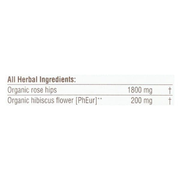 Traditional Medicinals Organic Herbal Tea - Rose Hips with Hibiscus - Case of 6 - 16 Count - Image 3