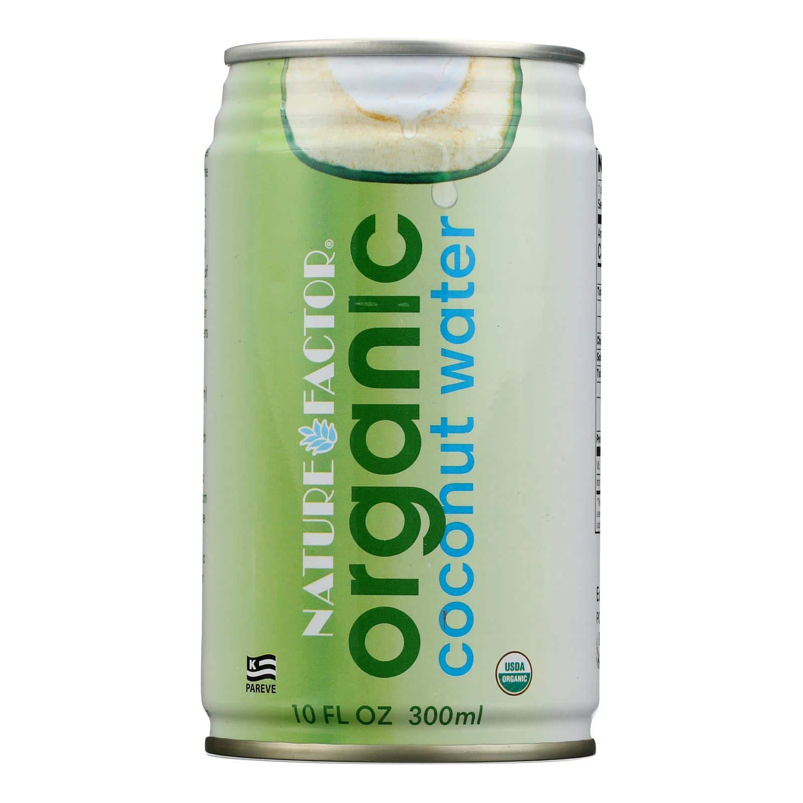 Nature Factor Organic Coconut Water - Case of 12 - 10.1 Fl oz. - Image 3