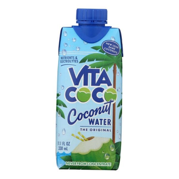 Vita Coco Coconut Water - Pure - Case of 12 - 330 ml