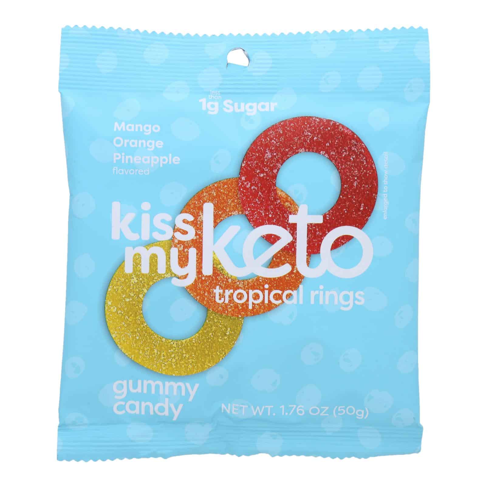 Kiss My Keto - Keto Gummy Tropical Rings - Case of 6-1.76 OZ - Image 2