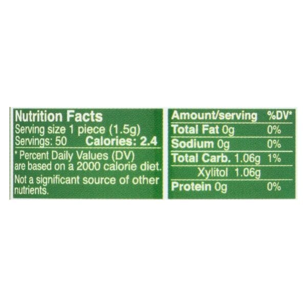 Epic Dental - Xylitol Gum - Spearmint - 50 Count - Image 2