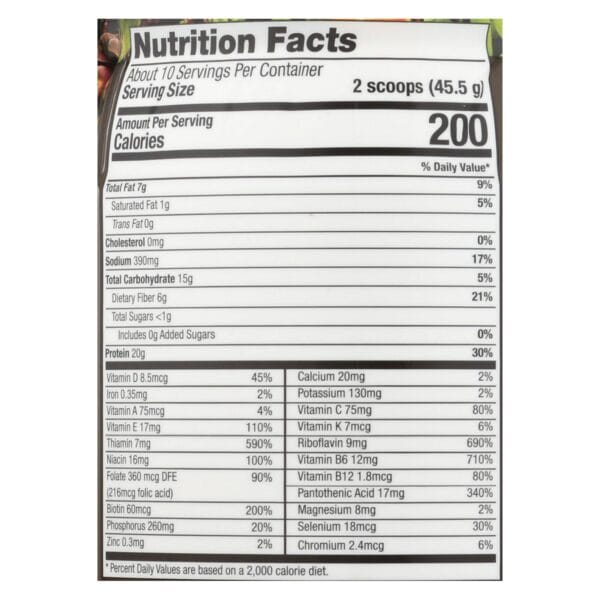 Plantfusion - Complete Meal - Chocolate Caramel - 15.9 oz - Image 2