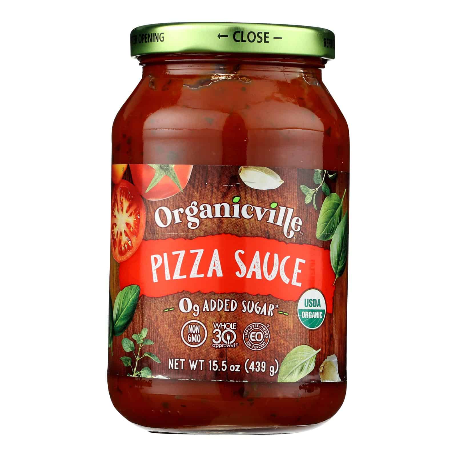 Organicville - Pizza Sauce Gluten Free - Case of 6-15.5 OZ - Image 3