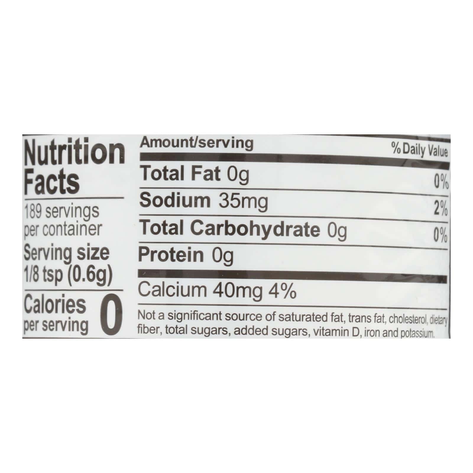 Rumford Baking Powder - Reduced Sodium - Case of 24 - 4 oz. - Image 3