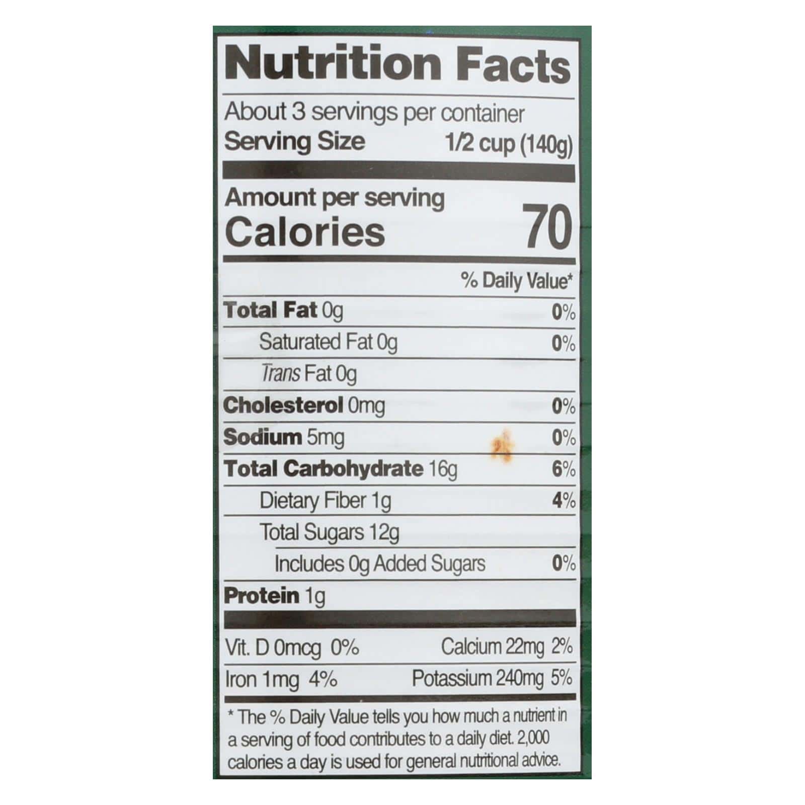 Native Forest Organic Chunks - Papaya - Case of 6 - 14 oz.