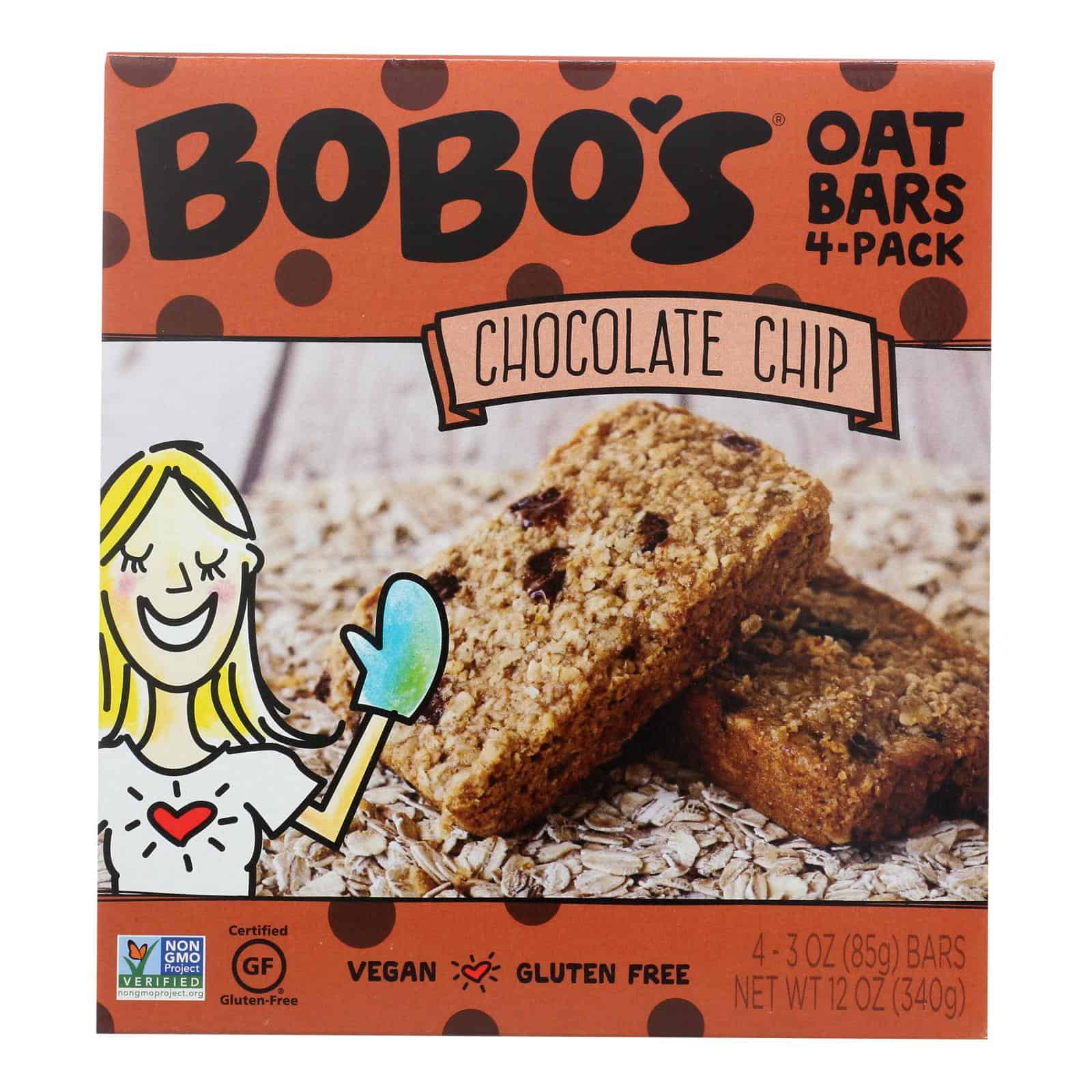 Bobo's Oat Bars - Oat Bar - Chocolate Chip - Case of 6 - 4 pk - Image 2
