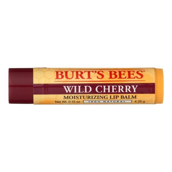 Burts Bees - Lip Balm - Wild Cherry - Case of 12 - 1 count