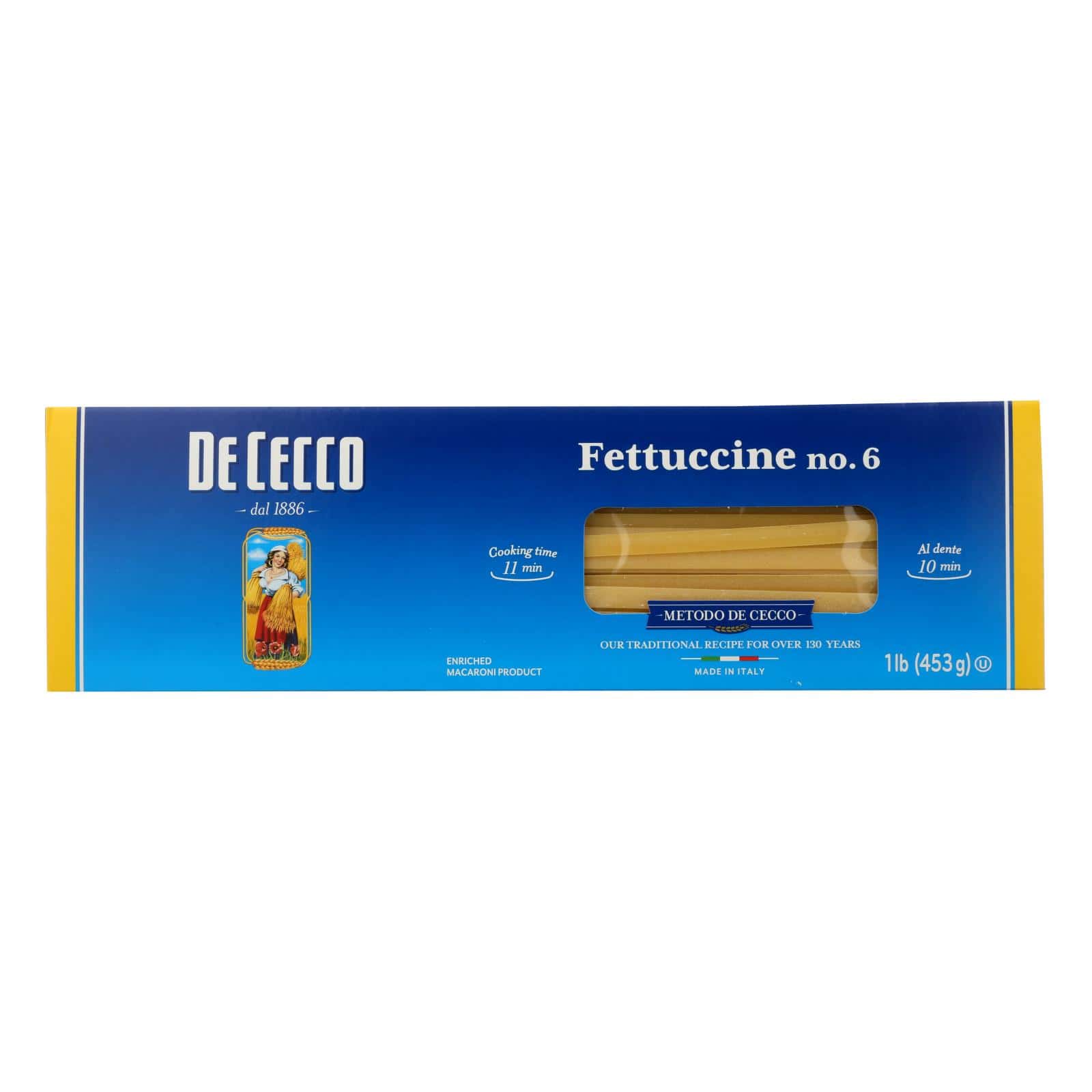 De Cecco Pasta - Fettuccine Pasta - Case of 20 - 16 oz. - Image 3