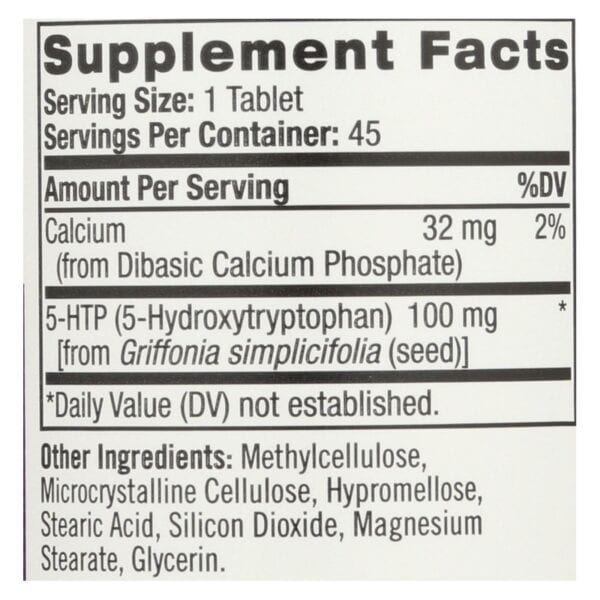 Natrol 5-HTP TR Time Release - 100 mg - 45 Tablets - Image 2