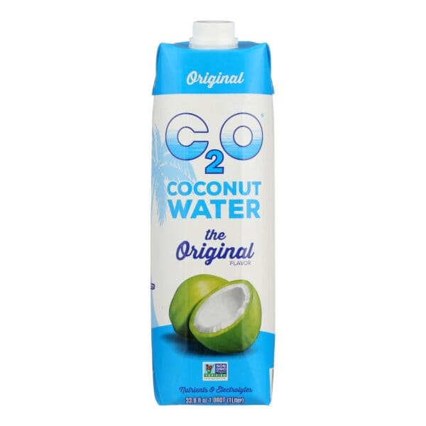 C2O - Pure Coconut Water Pure Coconut Water - Original - Case of 12 - 33.8 fl oz - Image 3