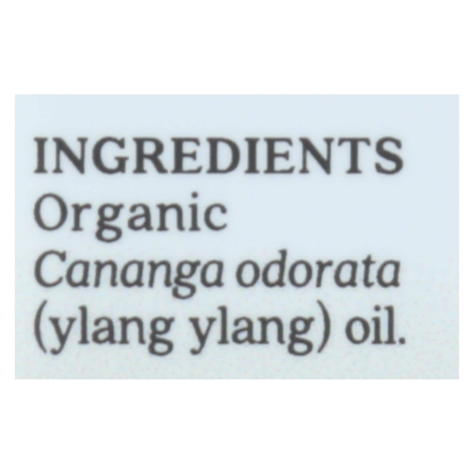 Aura Cacia - Organic Essential Oil - Ylang Ylang - .25 oz