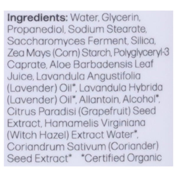 Lafe's Natural Body Care Natural and Organic Deodorant Stick - Lavender - 2.5 oz