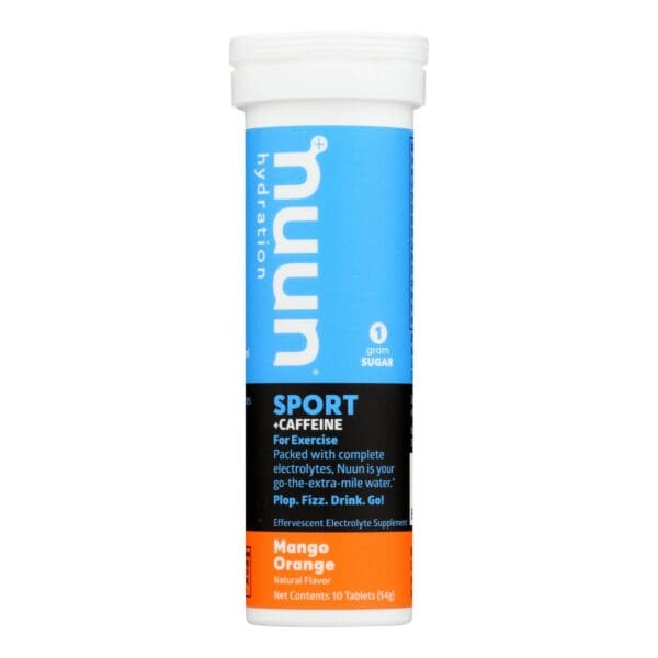 Nuun Hydration Nuun Energy - Mango Orange - Case of 8 - 10 Tablets - Image 2
