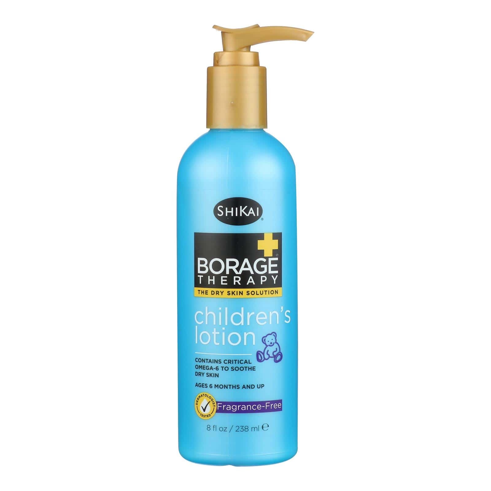 Shikai Borage Therapy Children's Lotion Fragrance-Free - 8 fl oz - Image 2