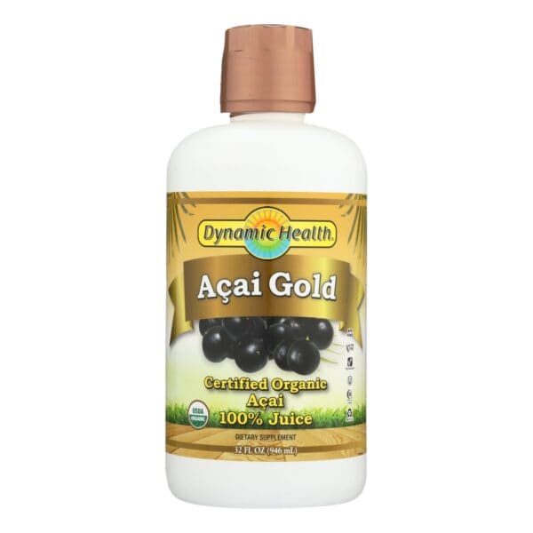 Dynamic Health Organic Acai Gold - 32 fl oz - Image 2