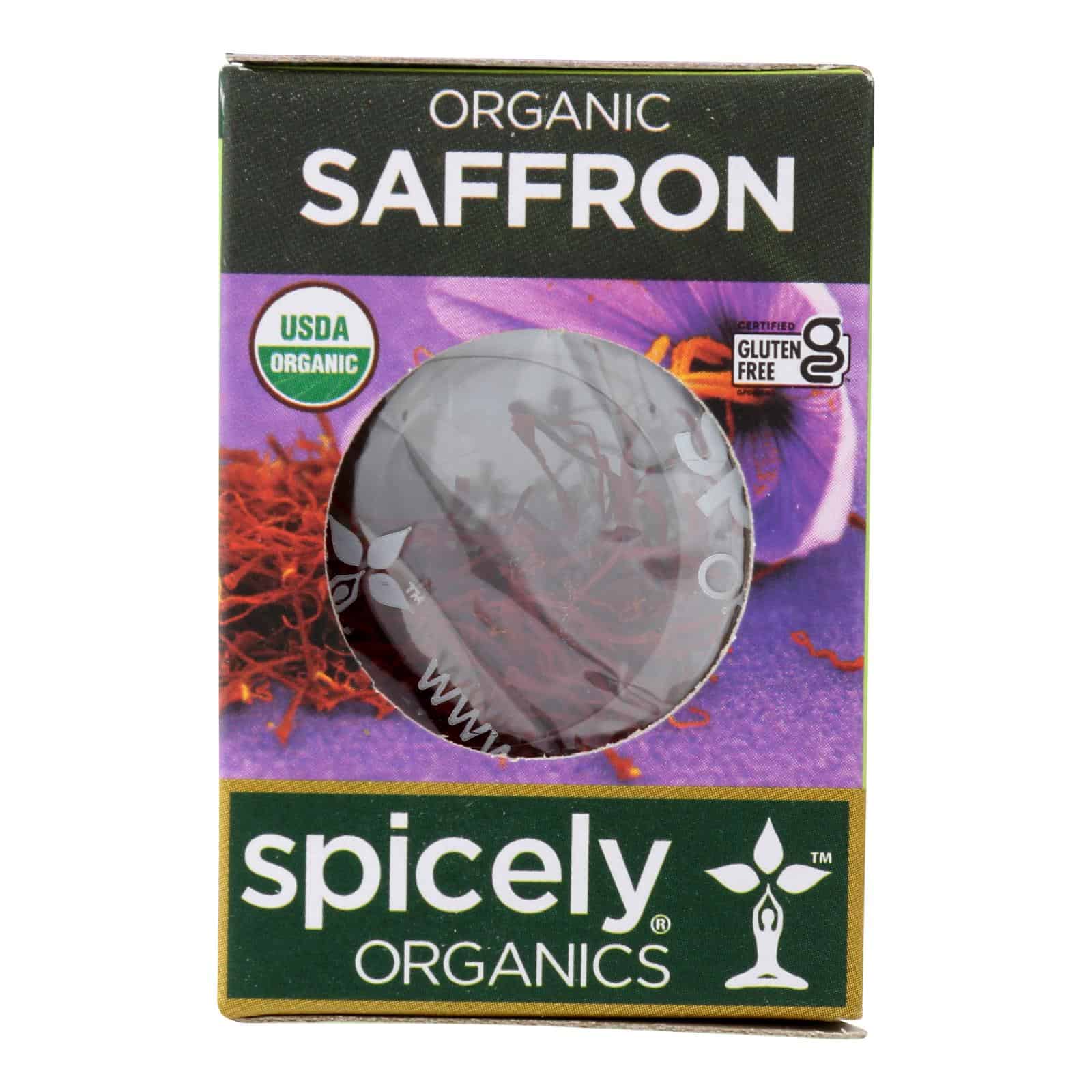 Spicely Organics - Organic Saffron - Case of 6 - 0.007 oz. - Image 2