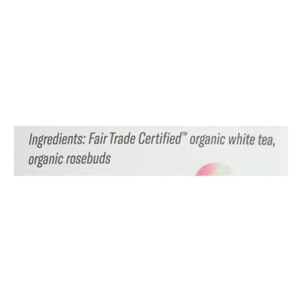 Numi Tea White Tea - White Rose - Case of 6 - 16 Bags