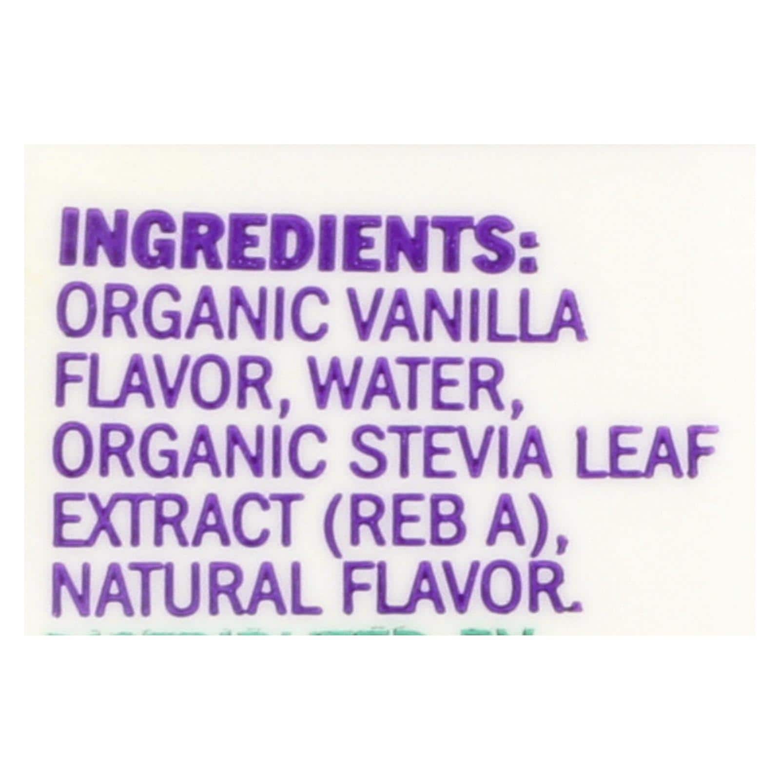 Pyure Sugar Free Organic Vanilla Liquid Stevia Extract - Case of 6 - 1.8 OZ