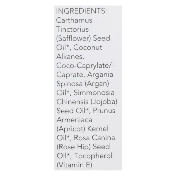 Nourish Organic Face Serum - Pure Hydrating Argan Apricot and Rosehip - .7 oz - Image 2