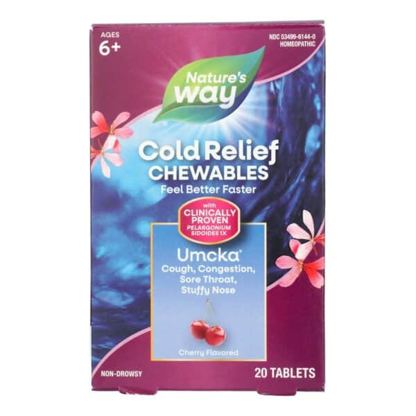 Nature's Way - Umcka ColdCare Cherry - 20 Chewables - Image 3
