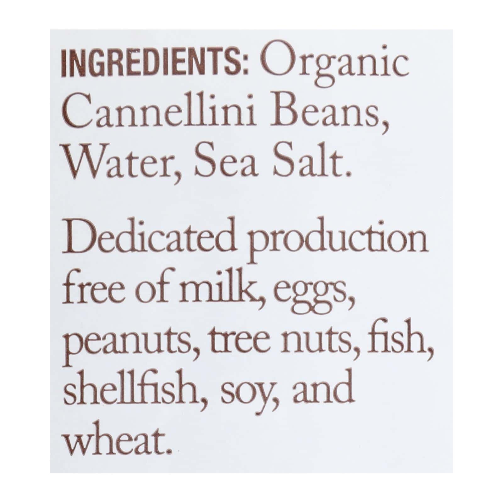 Jovial - 100 Percent Organic Cannellini Beans - Case of 6 - 13 oz.