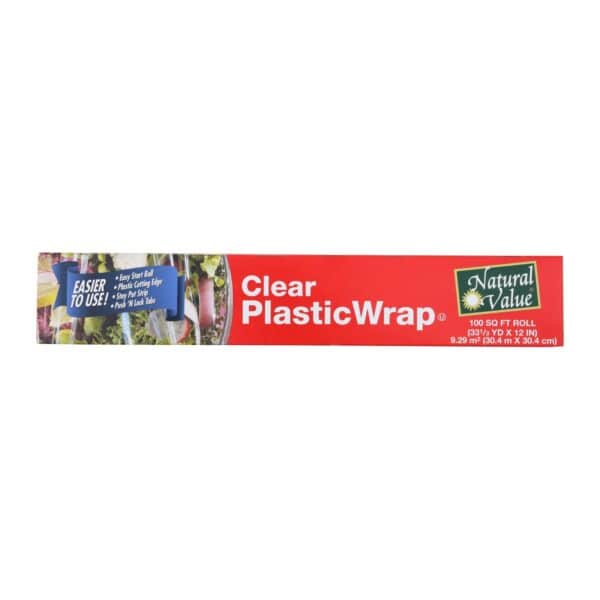 Natural Value Clear Plastic Wrap - Case of 24