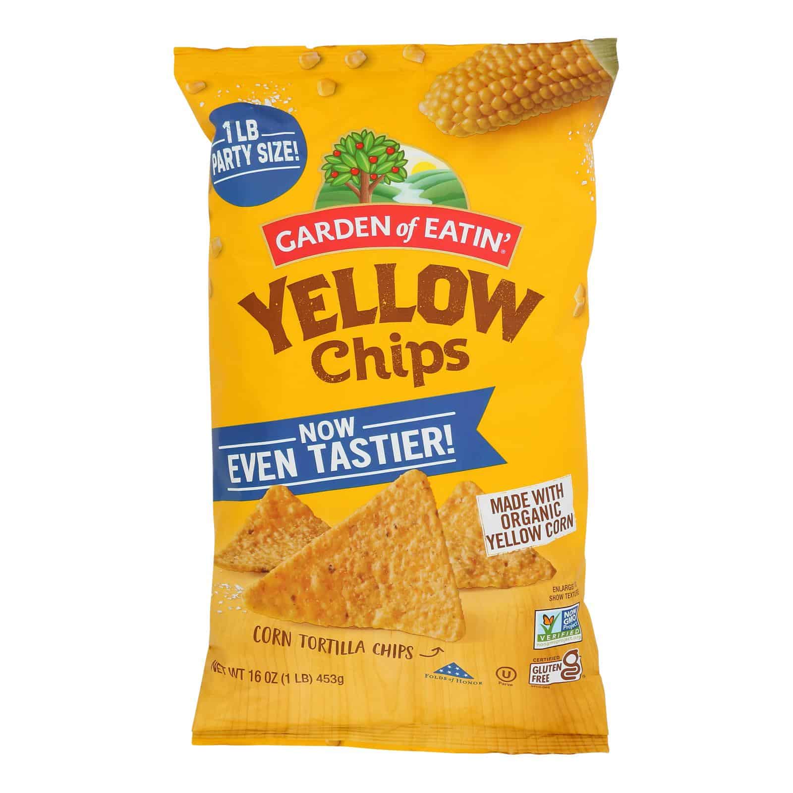 Garden of Eatin' Yellow Corn Tortilla Chips - Tortilla Chips - Case of 12 - 16 oz. - Image 3