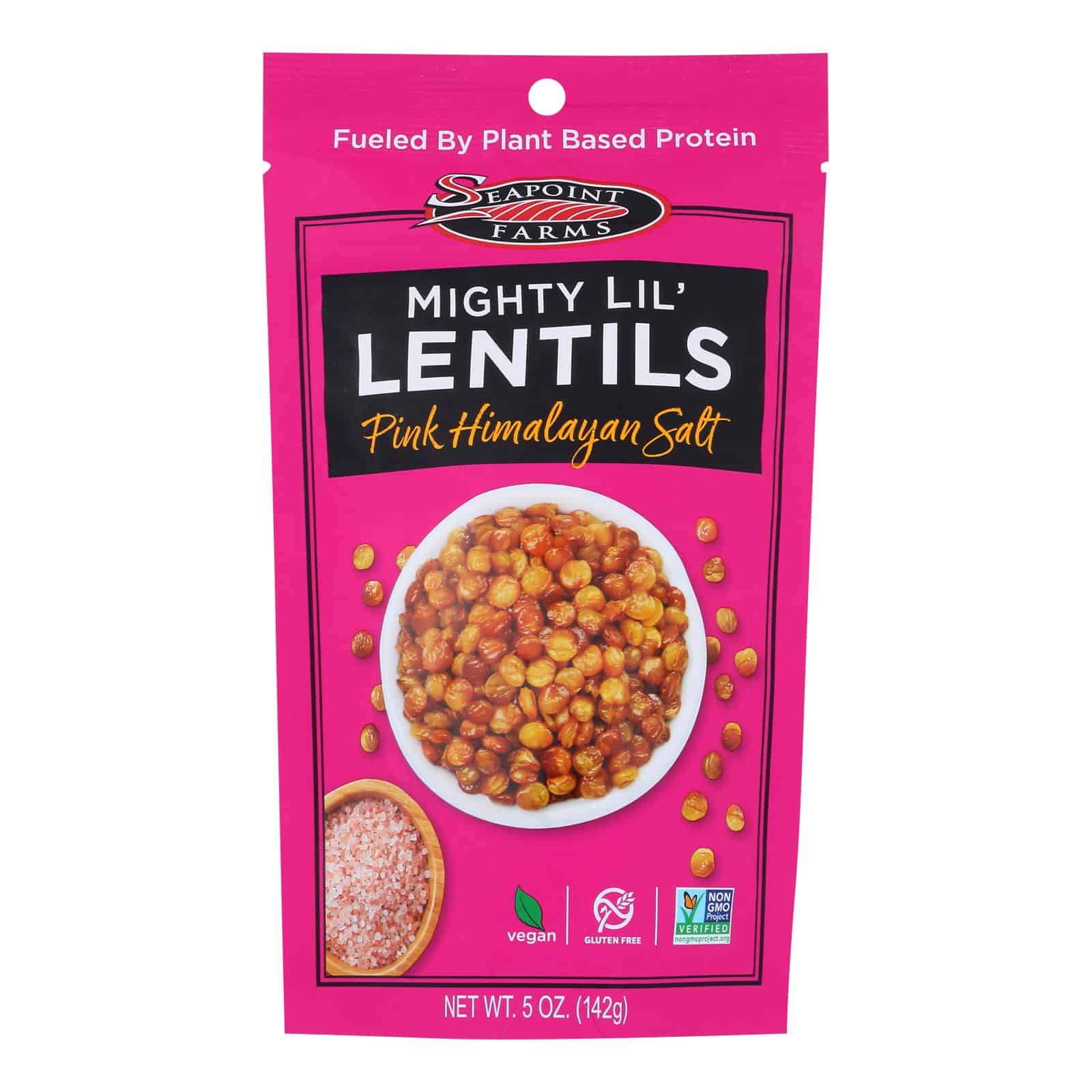 Seapoint Farms - Lentil Snack Himalayan Salt - Case of 12-5 OZ - Image 2